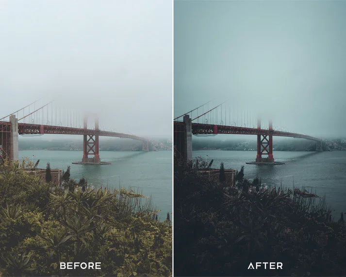 River Preset & LUTs Collection (Moody Blue Tones)