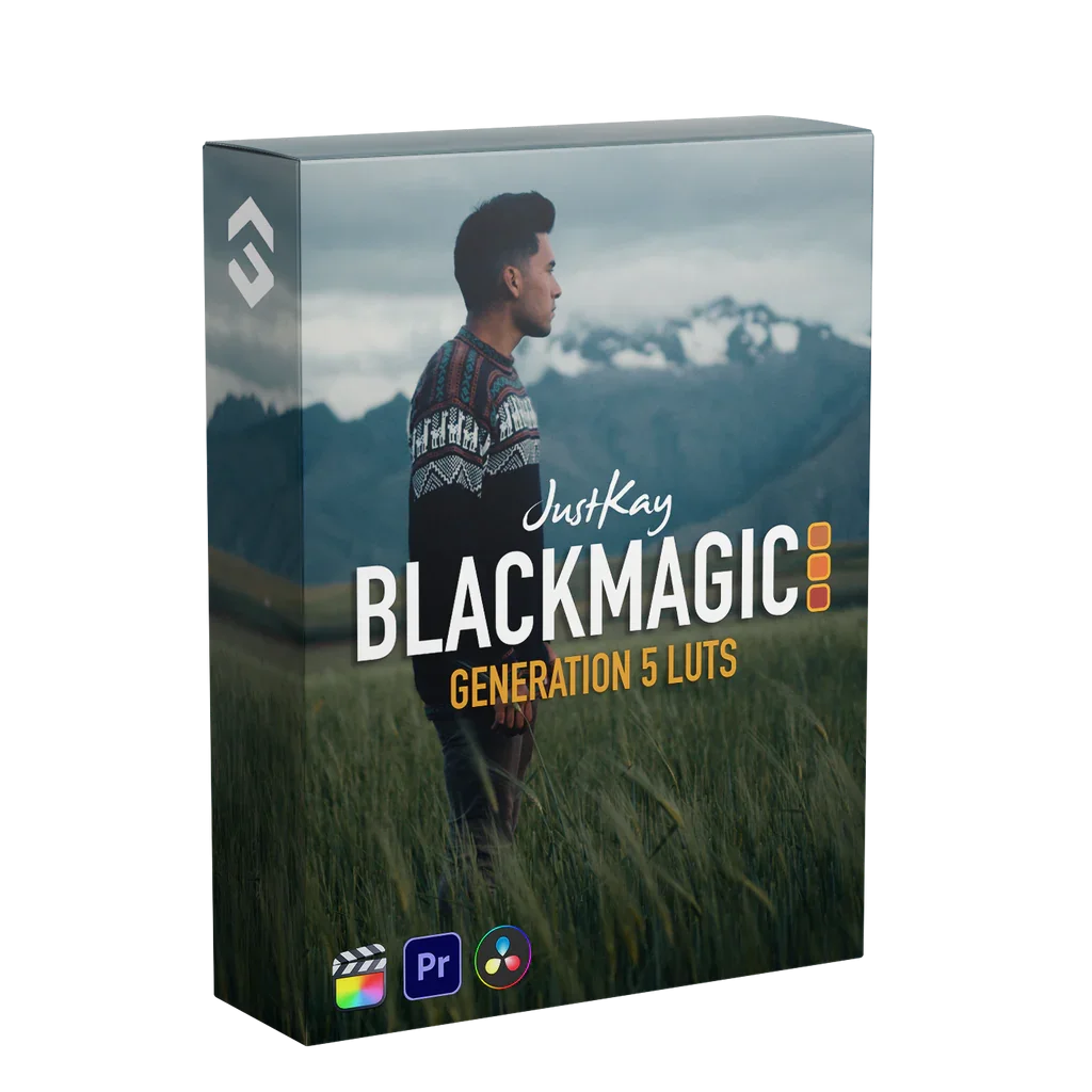 Film Space – Justkay Blackmagic Gen 5 LUTs (5 Professional .CUBE Files)