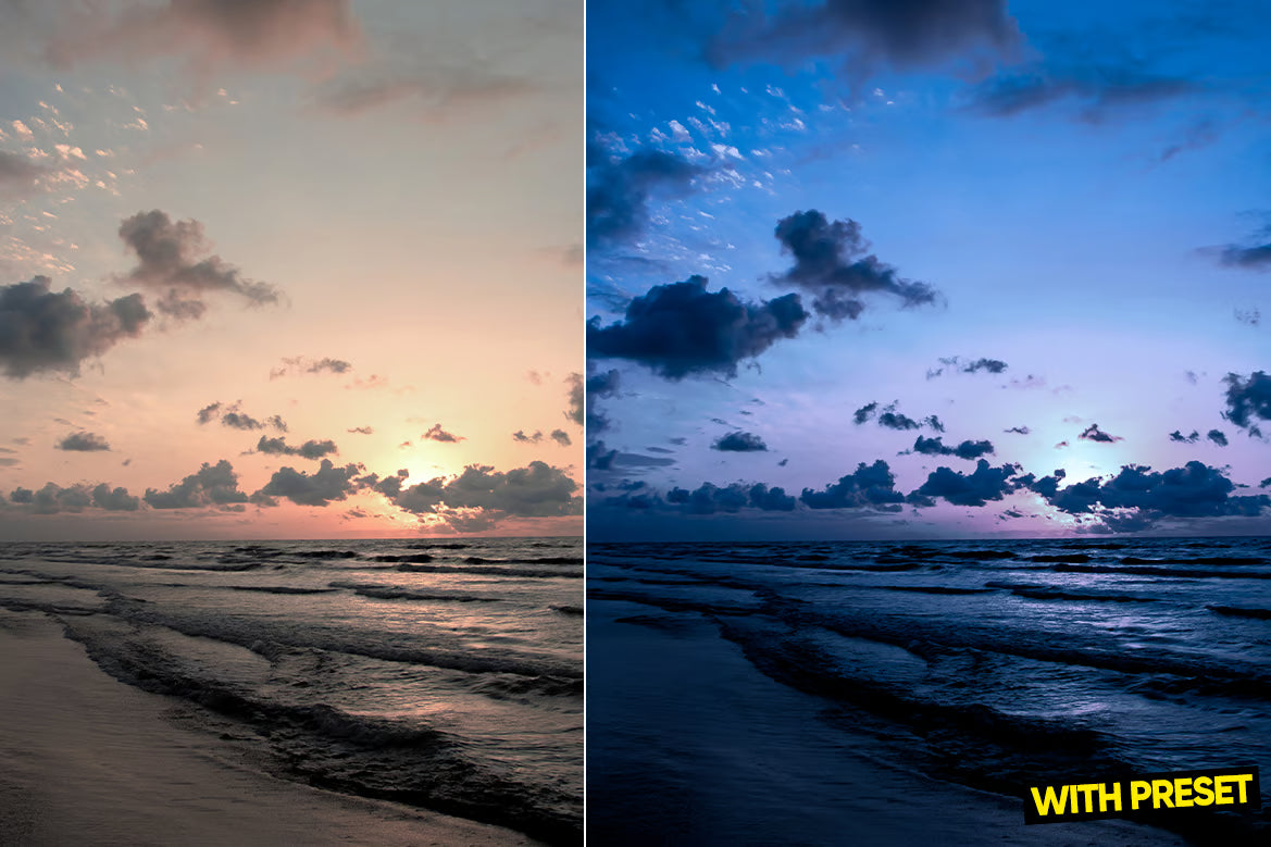 ARTA – Blue Sunset Lightroom Preset Pack (Desktop & Mobile)