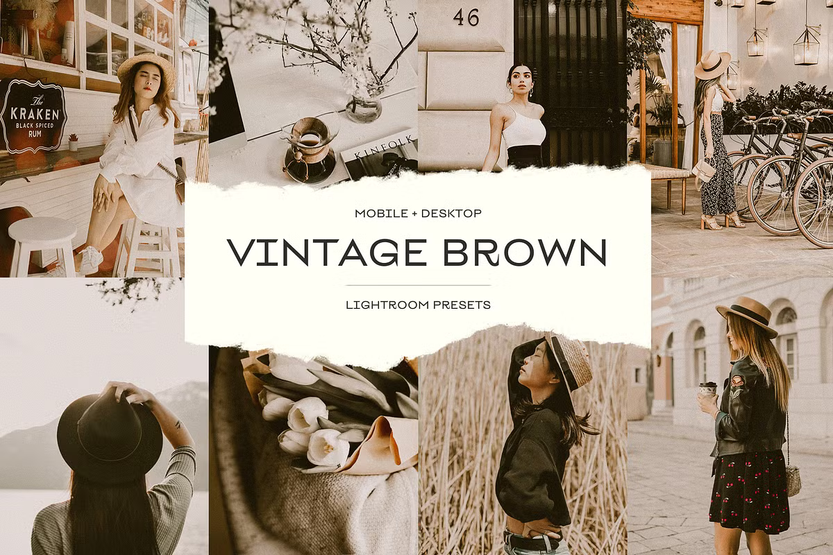 CreativeMarket – Vintage Lightroom Presets Bundle (12 Presets)