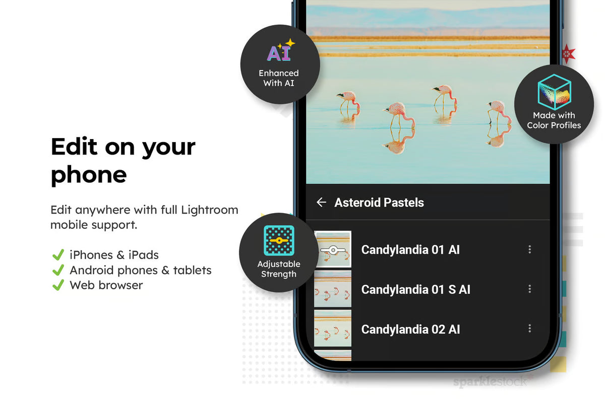 Asteroid Pastels – 20 Lightroom Presets & LUT Collection
