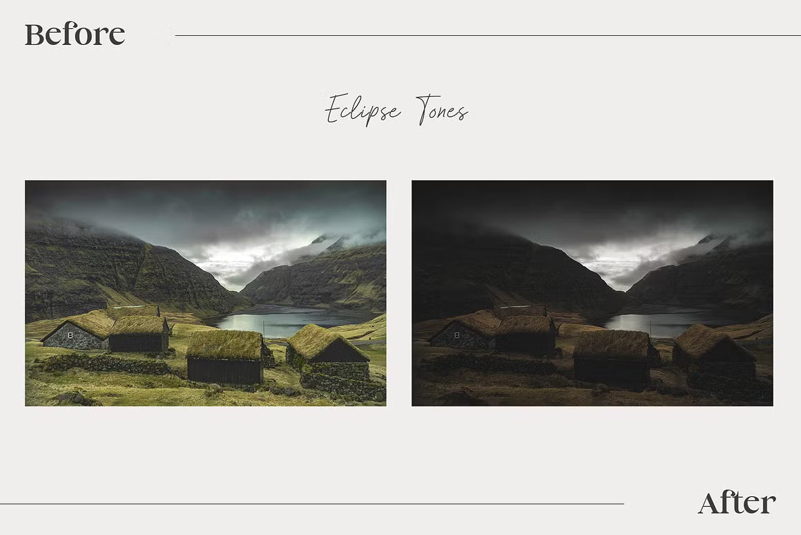 CreativeMarket – 14 Dark & Moody Lightroom Presets