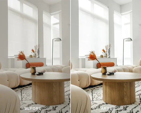 Interior Preset & LUTs Collection – Professional Indoor Photography Enhancer