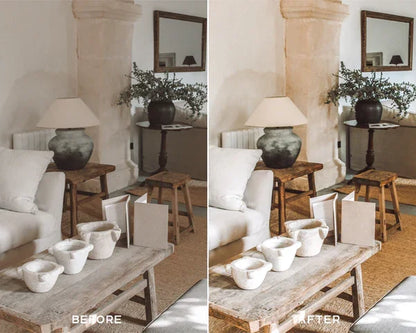 Interior Preset & LUTs Collection – Professional Indoor Photography Enhancer