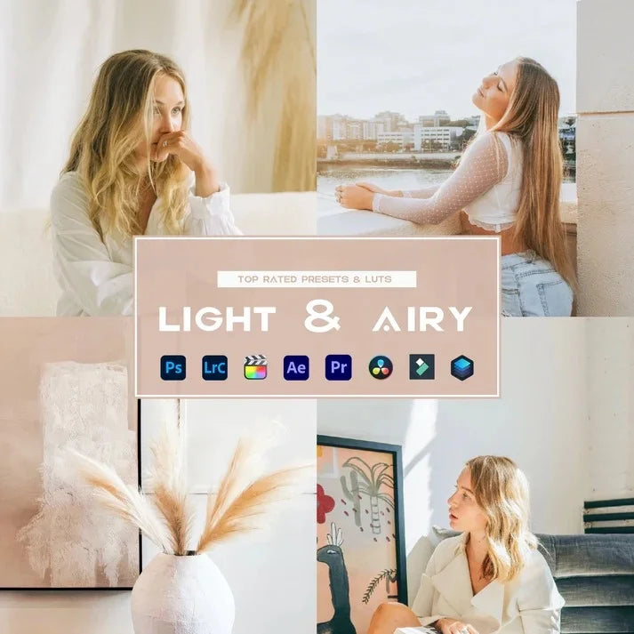 Light & Airy — Bright & Dreamy Presets & LUTs