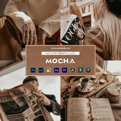 Mocha — Warm Coffee-Toned Presets & LUTs