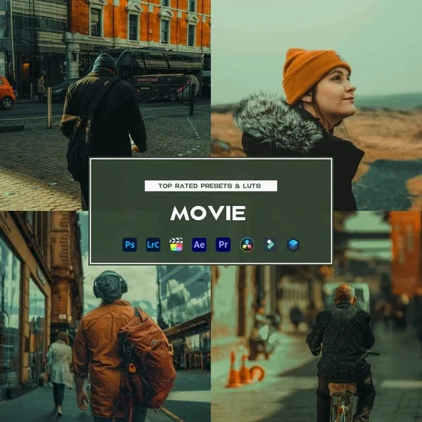 Movie Preset & LUTs Collection – Cinematic Hollywood Looks