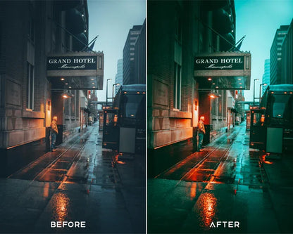 Neon Light Preset & LUTs Collection – Vibrant Urban Night Tones