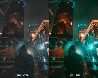 Neon Light Preset & LUTs Collection – Vibrant Urban Night Tones
