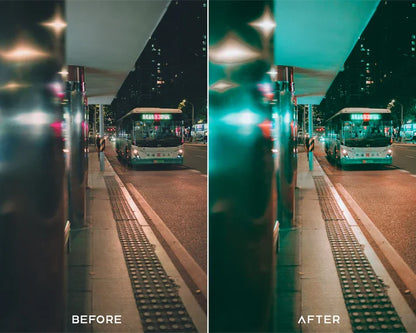 Neon Light Preset & LUTs Collection – Vibrant Urban Night Tones