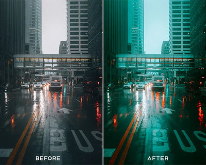 Neon Light Preset & LUTs Collection – Vibrant Urban Night Tones