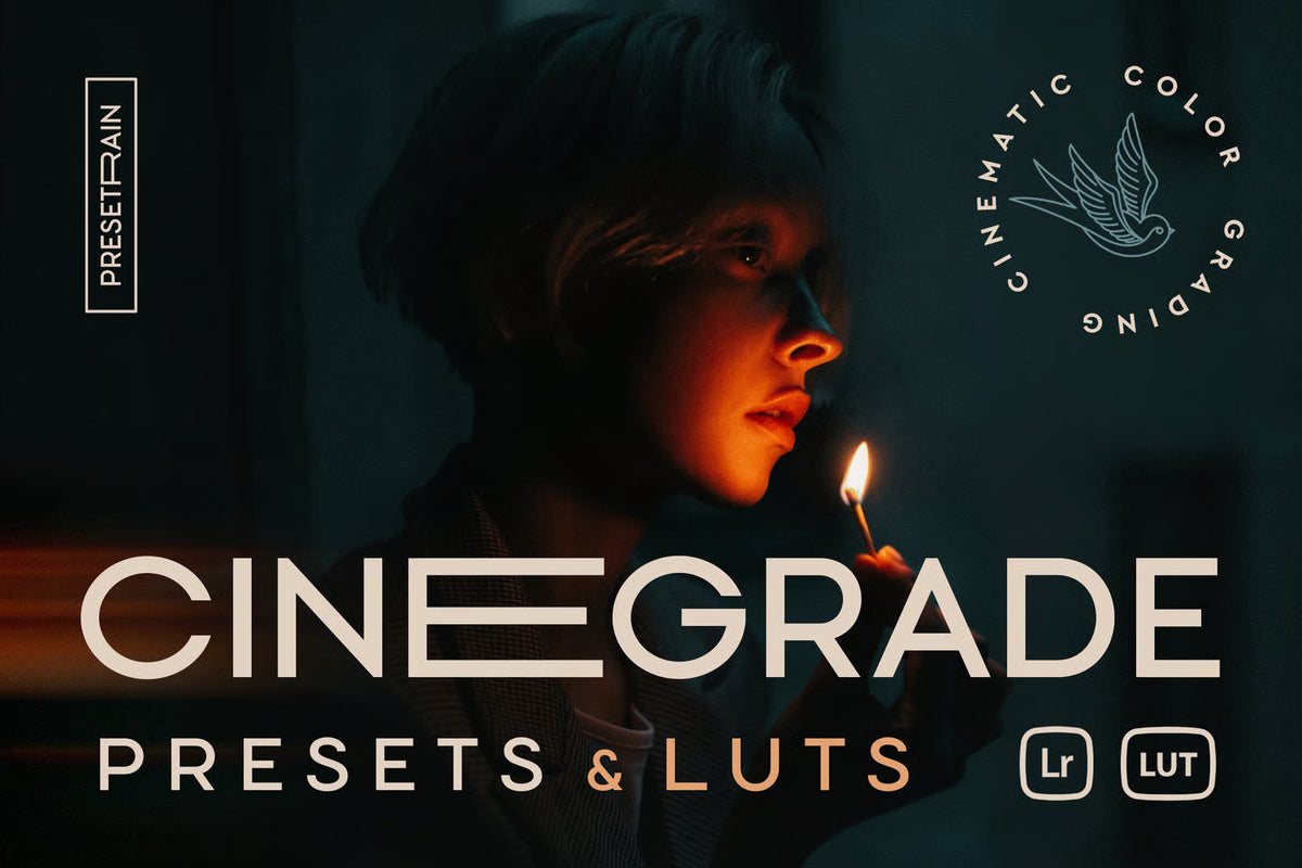 Presetrain – Cinegrade Lightroom Presets & LUTs Pack