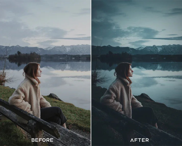 River Preset & LUTs Collection (Moody Blue Tones)