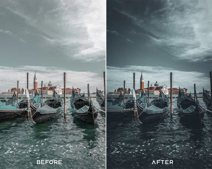 River Preset & LUTs Collection (Moody Blue Tones)