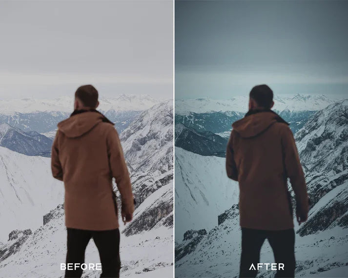 River Preset & LUTs Collection (Moody Blue Tones)