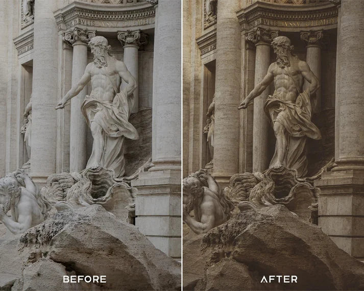 Rome Preset & LUTs Collection (Vintage Retro Aesthetics)