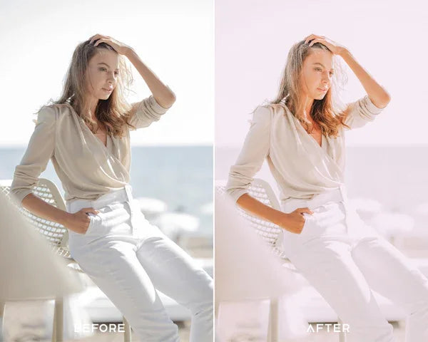 Soft & Pink Preset & LUTs Collection (Romantic Floral Edits)