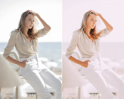 Soft & Pink Preset & LUTs Collection (Romantic Floral Edits)