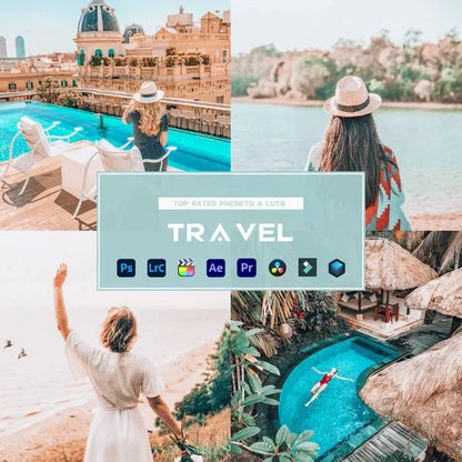 Travel Preset & LUTs Collection (Vivid Adventure Edits)