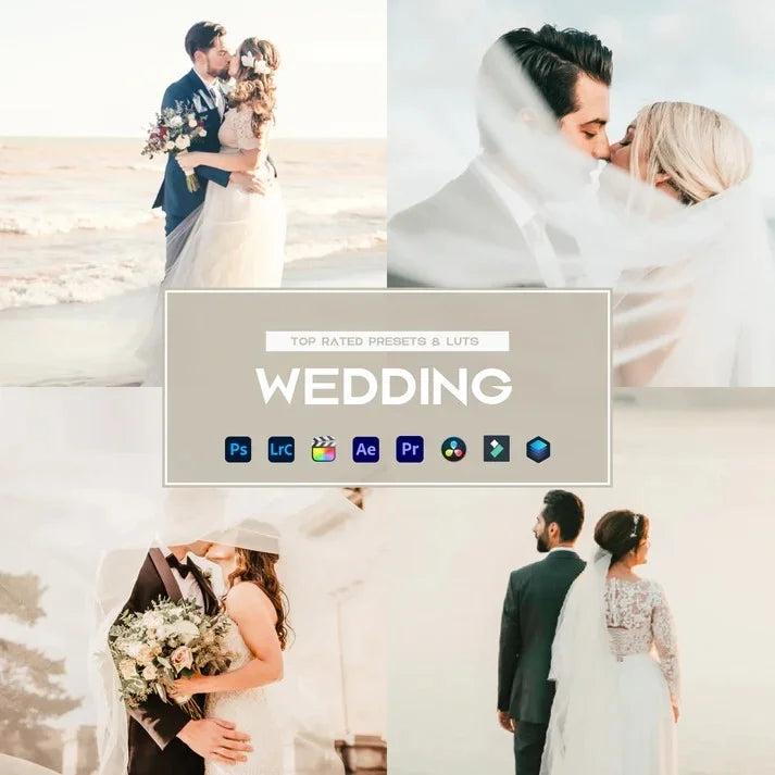 Wedding Preset & LUTs Collection (For Photos & Video)