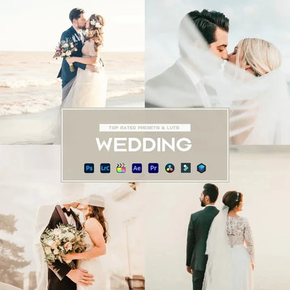 Wedding Preset & LUTs Collection (For Photos & Video)