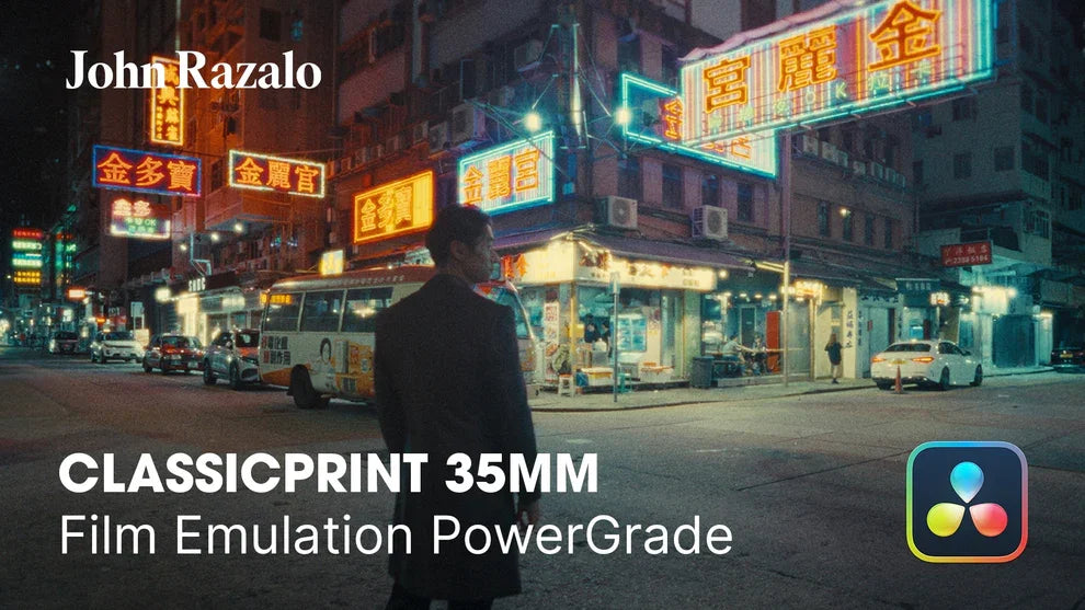 ClassicPrint – 35mm Film Emulation PowerGrade for DaVinci Resolve