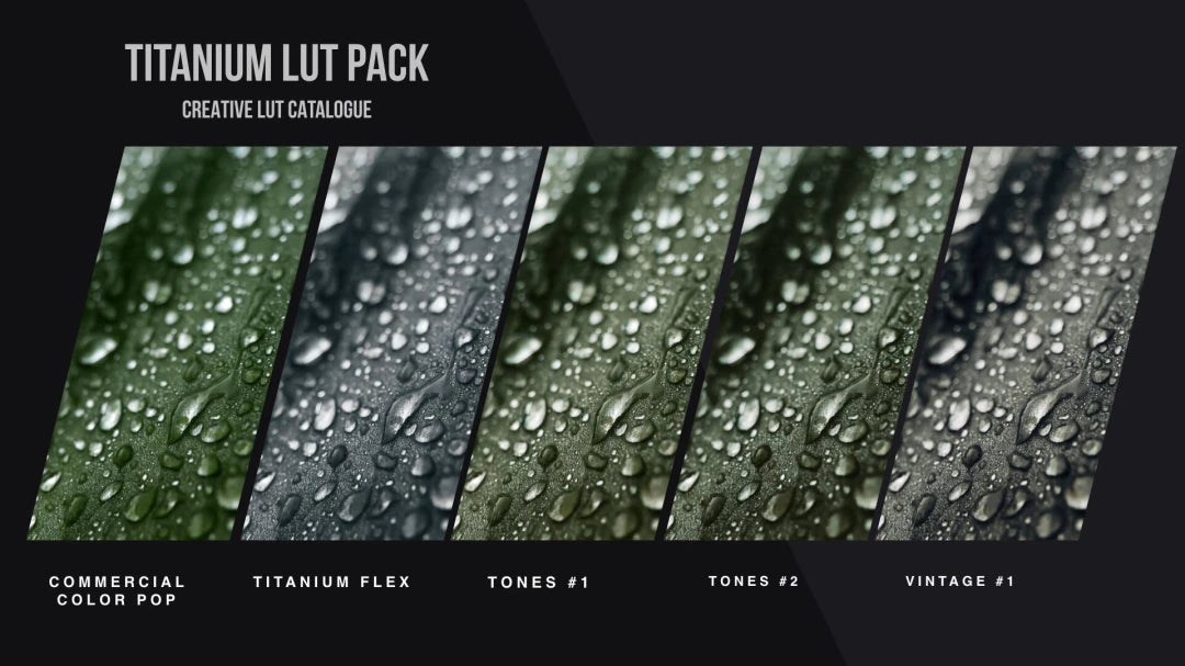 Valdays – Titanium LUT Pack (Master) | Professional Cinematic Chrome Color Grades