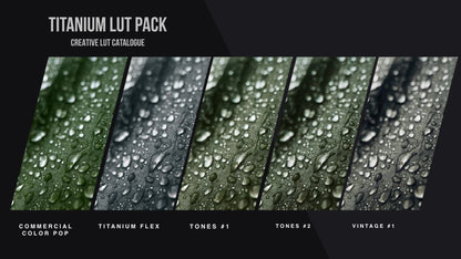 Valdays – Titanium LUT Pack (Master) | Professional Cinematic Chrome Color Grades