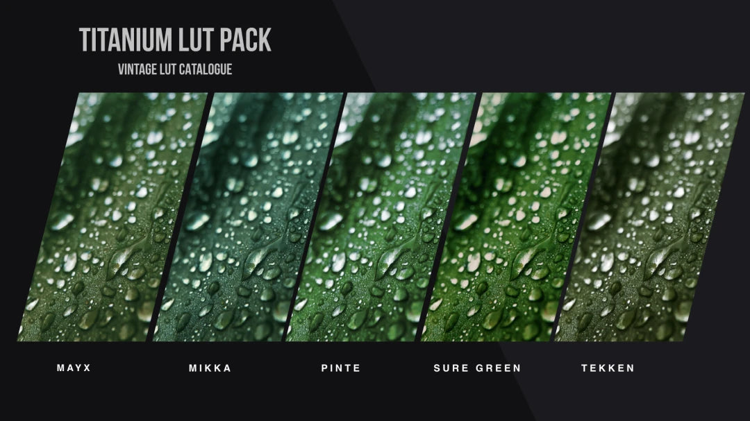 Valdays – Titanium LUT Pack (Master) | Professional Cinematic Chrome Color Grades