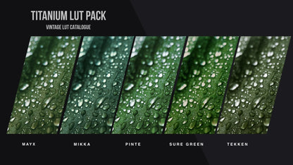 Valdays – Titanium LUT Pack (Master) | Professional Cinematic Chrome Color Grades