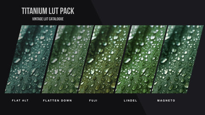Valdays – Titanium LUT Pack (Master) | Professional Cinematic Chrome Color Grades