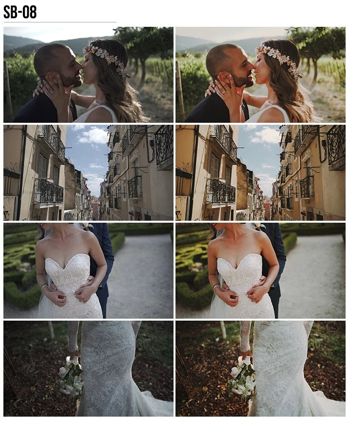 Vanessa & Ivo – SB LUTs: Warm, Colorful & Neutral-Friendly Wedding Film Looks