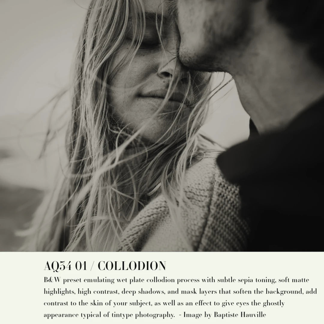 Archipelago – Quest 34 Collodion: Vintage Tintype Black & White Presets