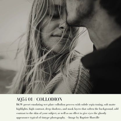 Archipelago – Quest 34 Collodion: Vintage Tintype Black & White Presets