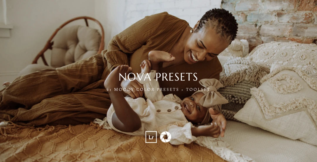 Nova Presets – Meridian: Pastel & Bronze Moody Portrait Collection