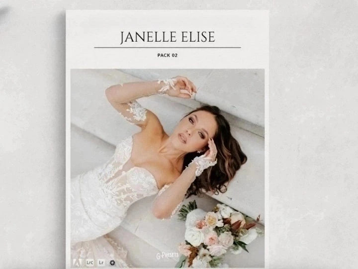 Janelle Elise Pack 02 – Timeless Wedding Photography Presets by G-Presets