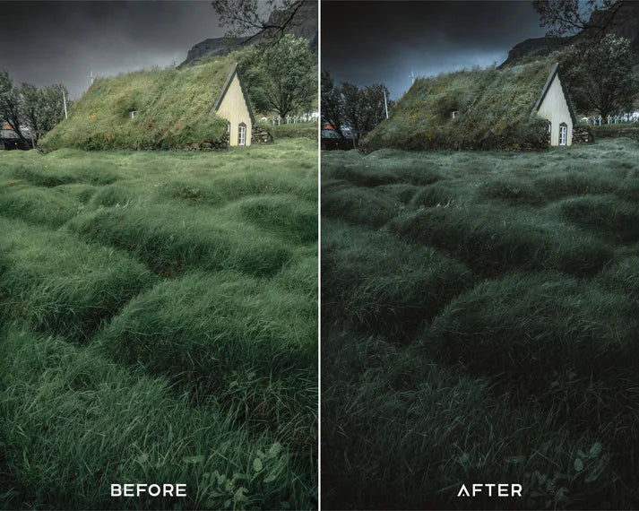 Cinematic Green Preset & LUTs Collection – Lush Filmic Tones