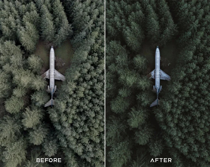Cinematic Green Preset & LUTs Collection – Lush Filmic Tones