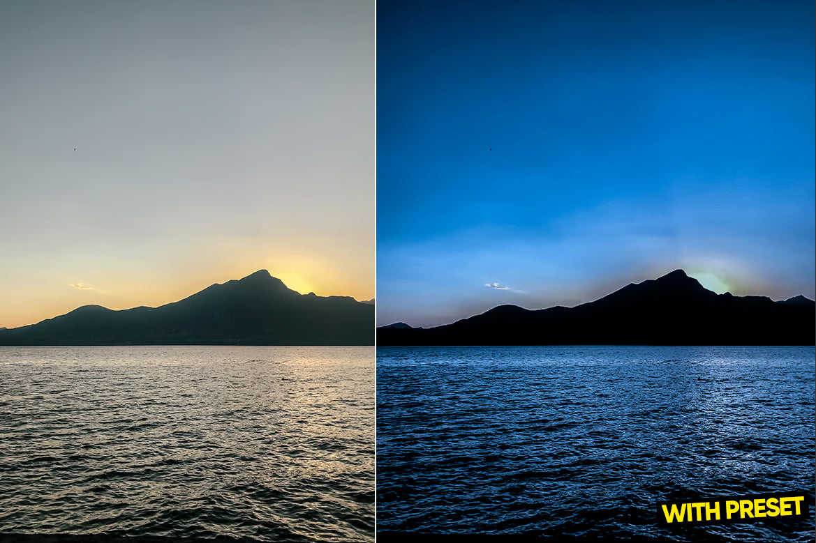 ARTA – Blue Sunset Lightroom Preset Pack (Desktop & Mobile)