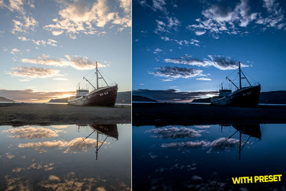ARTA – Blue Sunset Lightroom Preset Pack (Desktop & Mobile)