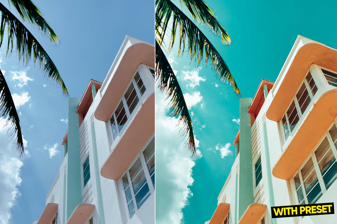 ARTA – Miami Blue Lightroom Preset Pack (Desktop & Mobile)