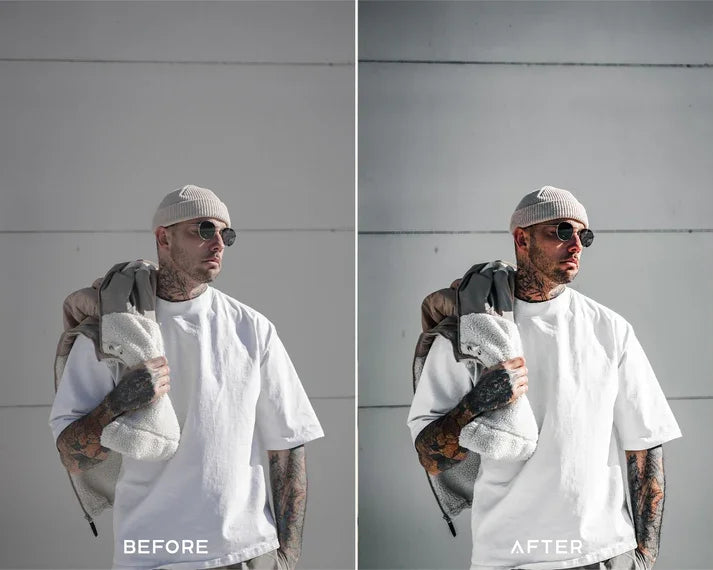 Clean & White Preset & LUTs Collection – Bright Minimal Aesthetic