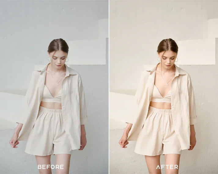 Creamy & Cozy Preset & LUTs Collection – Warm Lifestyle Aesthetic