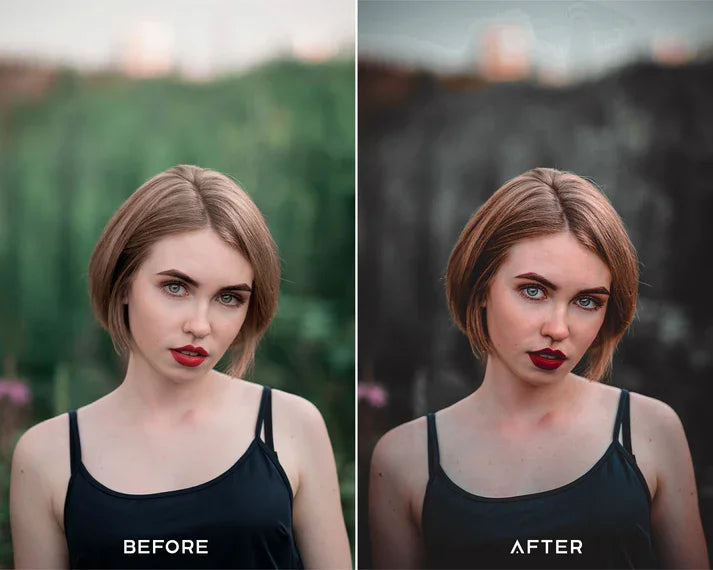 Dark Brown Preset & LUTs Collection – Moody Outdoor Aesthetics