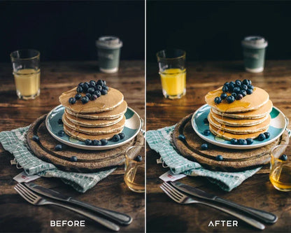 Dark Food Preset & LUTs Collection – Professional Food Photography Edits