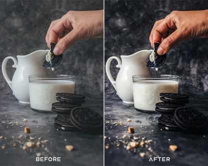 Dark Food Preset & LUTs Collection – Professional Food Photography Edits