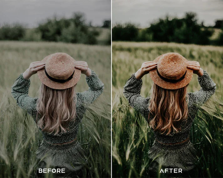 Earthy Preset & LUTs Collection – Natural Warm Tones