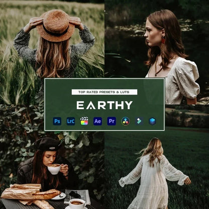 Earthy Preset & LUTs Collection – Natural Warm Tones