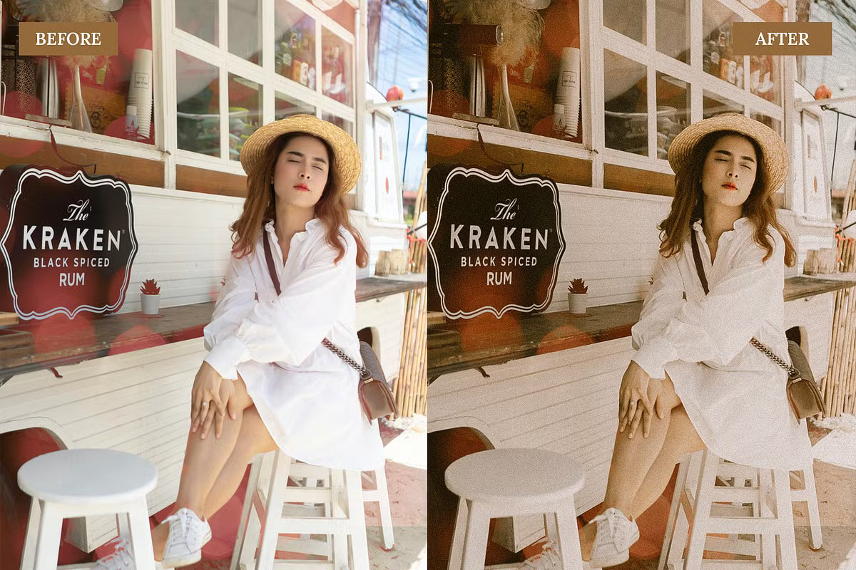 Warm Vintage Brown – Lightroom Mobile & Desktop Presets Pack