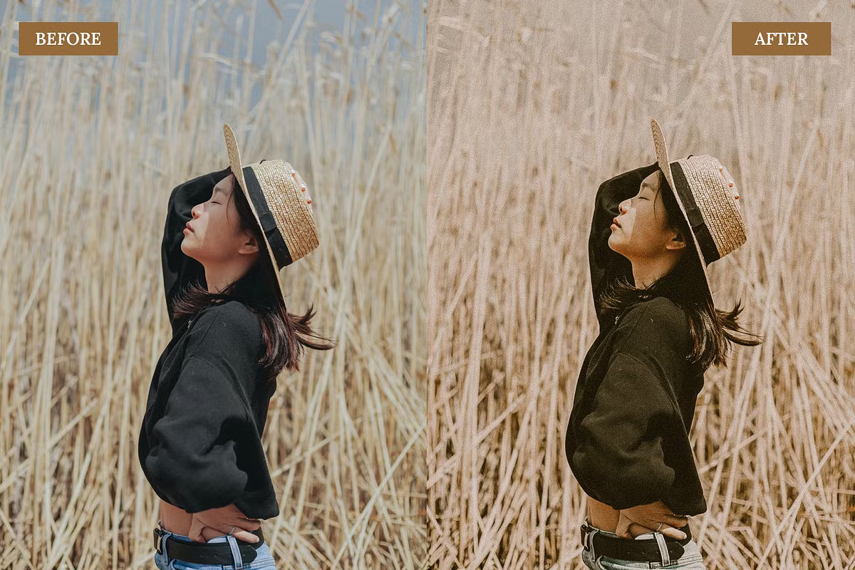 Warm Vintage Brown – Lightroom Mobile & Desktop Presets Pack